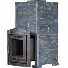 Чугунная банная печь ProMetall Атмосфера XL в облицовке «Империя» Талькохлорит  (комплект)